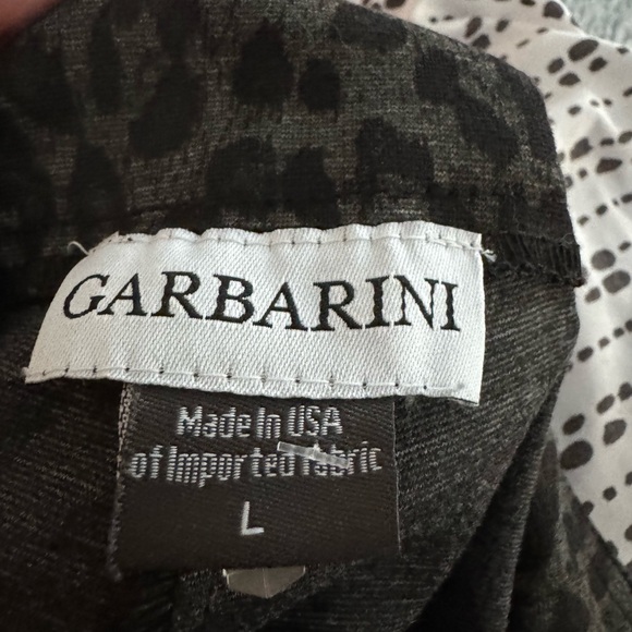 Garbarini large bootleg gray cheeta legging - Picture 4 of 4